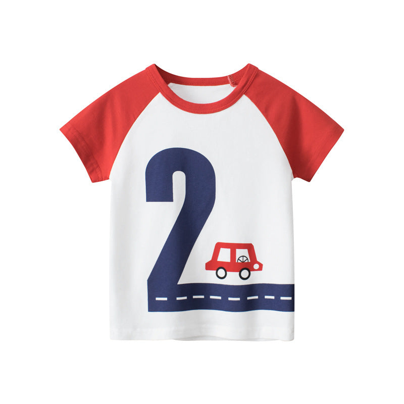 Wholesale Boys Short Sleeve T-Shirt Baby Clothes